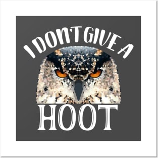 I don't give a hoot owl Posters and Art